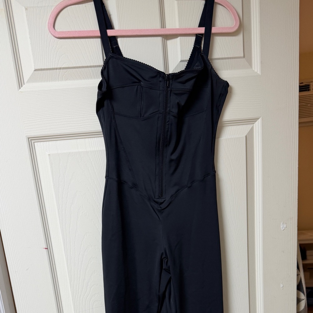 SKIMS Black One-Piece Shapewear Jumpsuit